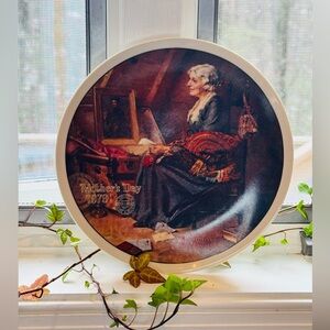 💖 VTG Knowles Norman Rockwell Collectible Decorative Plate 1979 “REFLECTIONS”